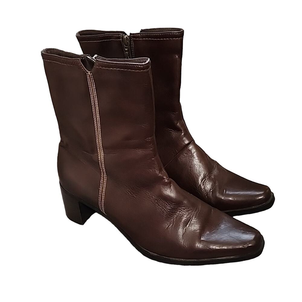 Sporto Mahogany-Colored Boots, 8.5M